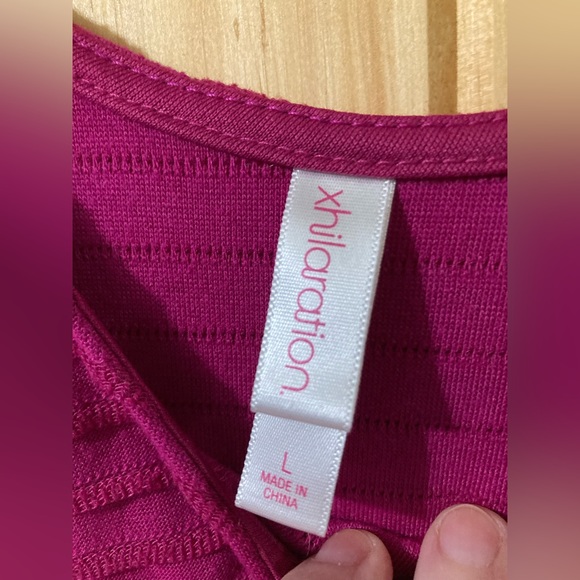 Xhilaration girl’s size L asymmetrical patterned stretch mini dress - Picture 3 of 4